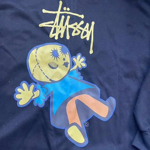 Stussy Dollie Zip Puppet Hoodie Black Hoodies
